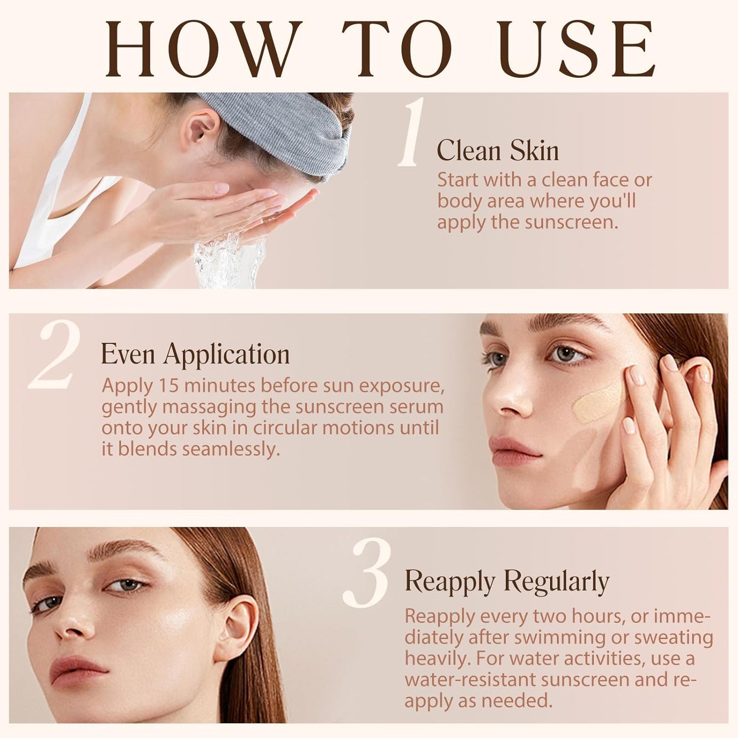 4-In-1 Foundation Liquid SPF 50+ Full Coverage Concealer Long-Lasting Waterproof Professional Conceal Dark Circle Face Makeup