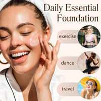 4-In-1 Foundation Liquid SPF 50+ Full Coverage Concealer Long-Lasting Waterproof Professional Conceal Dark Circle Face Makeup